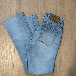 Calvin Klein Women's Straight Jeans in Light Blue